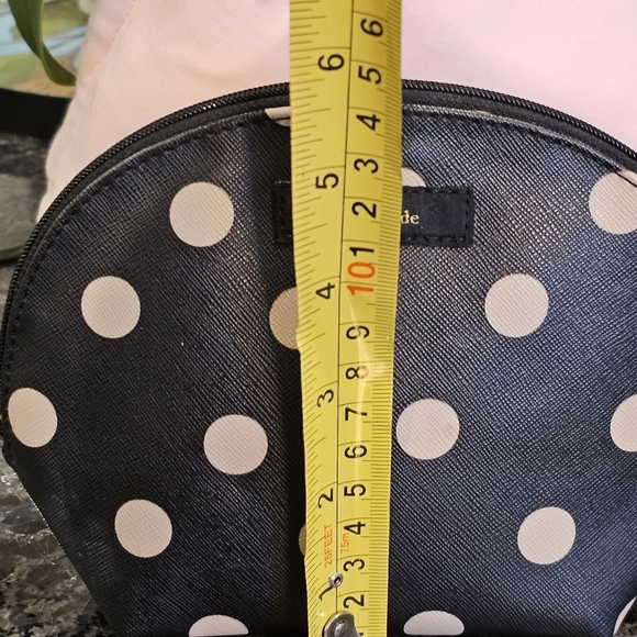 Kate Spade Keri Polka Dot Domed Cosmetic Clutch w/Dustbag - Picture 7 of 16